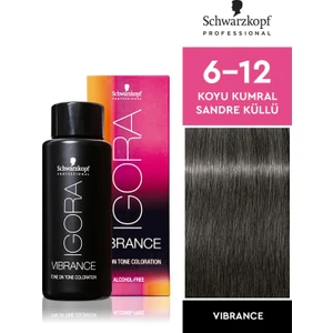 Schwarzkopf Igora Vibrance 6-12 Koyu Kumral Sandre Küllü Saç Boyası 60 Ml