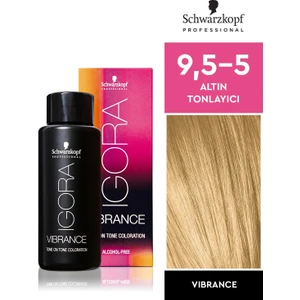 Schwarzkopf Igora Vibrance 9,5-5 Altın Tonlayıcı Saç Boyası 60ml