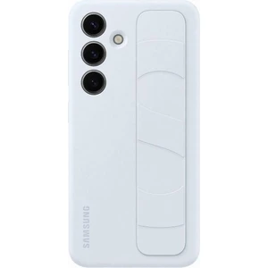 Galaxy S24 Kordonlu & Standlı Silikon Kılıf - Buz Mavisi