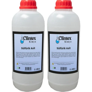 Clintex Kimya Sülfürik Asit 2x 2 Kg %96-98