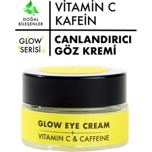 Polente Natural - Glow Eye Cream- Vitamin C & Kafein Içeren Göz Kremi (20 Ml)
