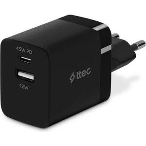Smartcharger Duo Pd 45W Seyahat Hızlı Şarj Aleti Usb-C+Usb-A