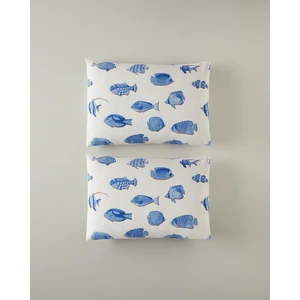 English Home Nautical Depths 2'li Yastık Kılıfı Mavi