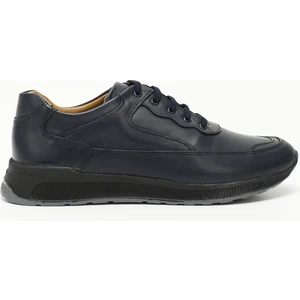 Gön Hakiki Deri Yuvarlak Burun Bağcıklı Günlük Erkek Sneaker 01391