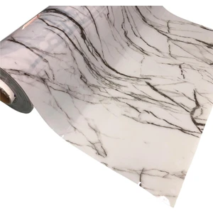 Mermer Desenli - Kalın Pvc 1,2 mm M-07 Masa Örtüsü