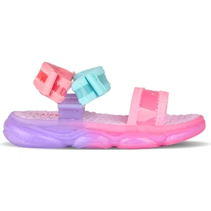 Flora Hafif Kız Bebek Pembe Sandalet