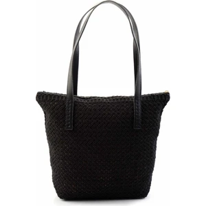 Siyah Örgü   Kadın Omuz Çantası C06960200616