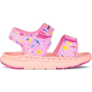 Vital Desenli Kız Bebek Pembe Sandalet