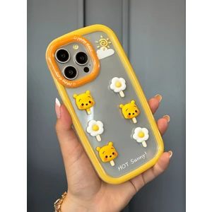 iPhone 15 Pro Uyumlu 3 Boyutlu Karakter Desenli Darbe Emici Özellikli Lüx Tam Koruyucu Kılıf