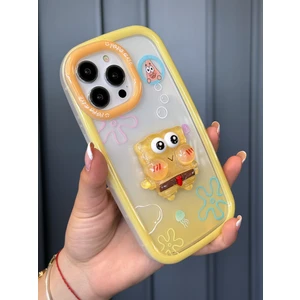 iPhone 14 Pro Max Uyumlu 3 Boyutlu Karakter Desenli Darbe Emici Tam Koruyucu Kılıf