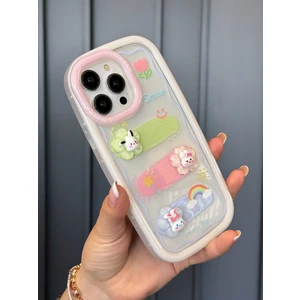 iPhone 14 Pro Max Uyumlu 3 Boyutlu Karakter Desenli Darbe Emici Özellikli Lüx Tam Koruyucu Kılıf