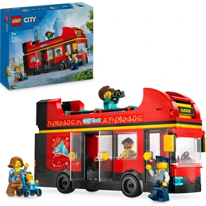 LEGO® City Kırmızı İki Katlı Gezi Otobüsü 60407 - 7 Yaş & Üzeri Çocuklar için Yaratıcı Oyuncak Yapım Seti (384 Parça)