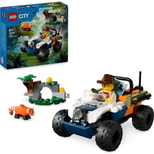 LEGO® City Orman Kaşifinin ATV'li Kırmızı Panda Görevi 60424 - 6 Yaş ve Üzeri Çocuklar için Yaratıcı Oyuncak Yapım Seti (92 Parça)