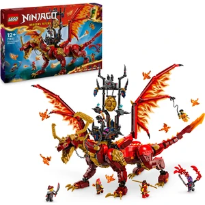LEGO® NINJAGO® Hareket Kaynak Ejderhası 71822 - 12 Yaş & Üzeri Çocuklar için Yaratıcı Oyuncak Yapım Seti (1716 Parça)