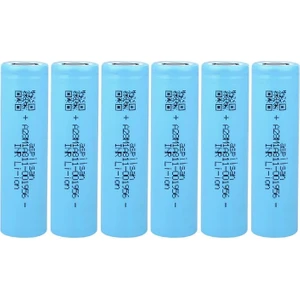 INR18650A28 - 3.7V 2800 mAh Li-ion Şarjlı Pil - 25A 6'Lı Paket