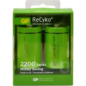 2200 mAh D Size Büyük Boy Şarj Edilebilir Pil 2'li