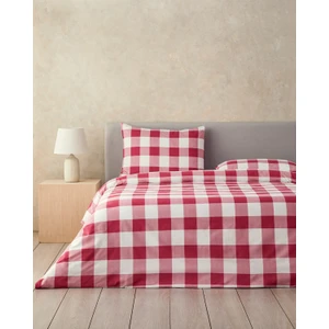 English Home Gingham Tek Kişilik Nevresim Seti Pembe