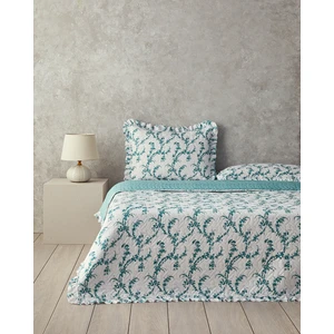 English Home Scroll Flowers Tek Kişilik Yatak Örtüsü Takımı Yeşil