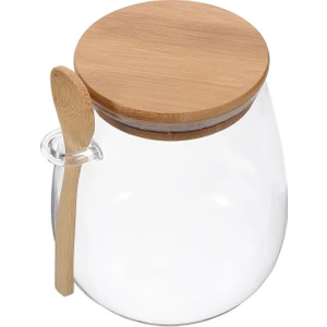 Şeker Kahve Çekirdekleri Kuru Mallar 1000ML Için Temizle Cam Saklama Kavanoz Cam Çay Teneke Kutu (Yurt Dışından)