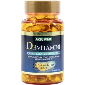 Aksu Vital Vitamin D3 60 Softjel