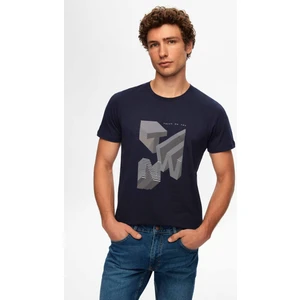 Twn Slim Fit Lacivert Baskılı T-Shirt 2EC1454760050