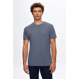 D'S Damat Regular Fit Füme Düz T-Shirt