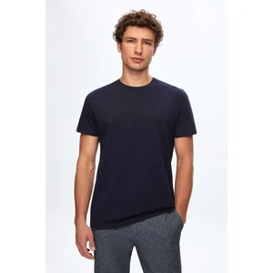 D'S Damat Regular Fit Lacivert Düz T-Shirt