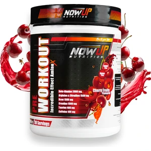 Nowup Nutrition Pre-Workout Incredible Effect Amino Asit / Cherry 360 gr / 30 Servis
