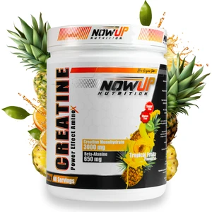 Nowup Nutrition Creatine Power Effect Tropikal Meyve Aromalı Amino Asit Tozu 360 g – 60 Servislik Sporcu Takviyesi