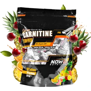 Nowup Nutrition  Extreme Synergy Carnitine Toffee / Mevsim Meyveleri Aromalı / 60 Adet L-Carnitine Toffee / 30 Servis
