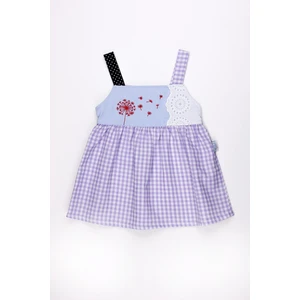 Kidexs Baby Kız Bebek Yazlık Elbise Dantel Detaylı Pötikareli Elbise