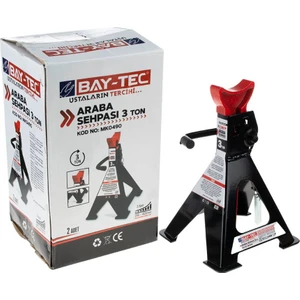 MK0490 Araba Sehpası Ayaklı Kriko Standı 3 Ton (2'li)