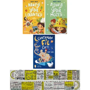 Naneyi Yedik Lokantası - Ayvayı Yedik Müzesi - Çantamdan Fil Çıktı 3 Kitap - Mert Arık - Cetvel