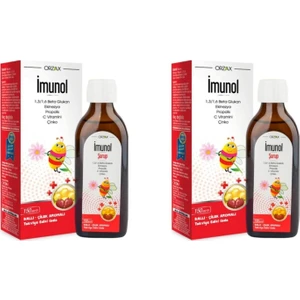 Ocean Orzax Imunol Ballı Ve Çilek Aromal Şurup 150 Ml (2 Adet)