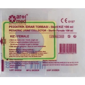 Idrar Torbası Pediatrik Kız 100ml  (50 Adet)