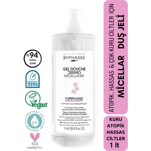 Dermo Micellar Topiphasse Atopik , Hassas Ve Çok Kuru Ciltler Için Misel Duş Jeli 1000ml