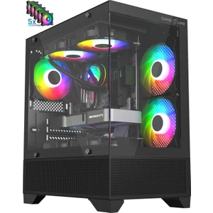 Armor 5x F-Rgb Fan Tamperli Cam USB 3.0 Gaming Bilgisayar Kasası