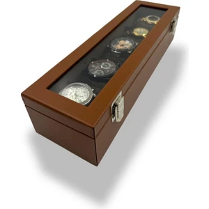 Dijital Çarşı Richbox 5'li Saat Kutusu Taba