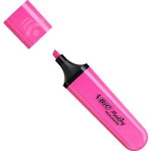 Marking Flat  Fosforlu Kalem Pembe