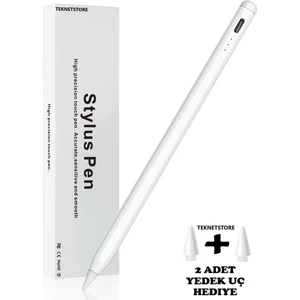 TEKNETSTORE iPad 2.-3.nesil iPad Air pro 11 iPad Air pro 13 İnç 2024 M2-M4 Uyumlu Avuç İçi Red Dokunmatik Kalem
