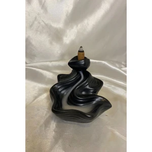 Geri Akış Tütsülük Ters Akış Şelale Seramik Siyah