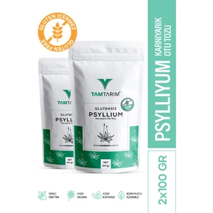 Tam Tarım 2 Adet - Glutensiz Psyllium (Karnıyarık Otu Tozu) 100 gr