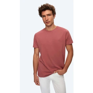 D'S Damat Regular Fit Gül Kurusu Düz T-Shirt