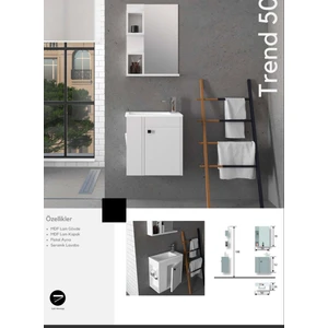 Trend 50 cm Banyo Dolabı