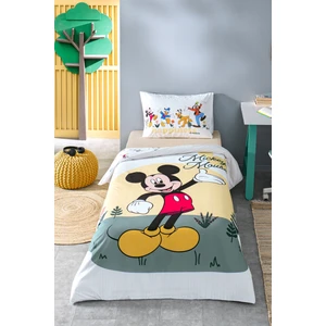 Mickey Mouse Nomadic Tek Kişilik Disney Lisanslı Lastikli Fitted Çarşaf Çocuk Nevresim Takımı