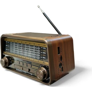 Royal Trend Nostalji Trend Radyo Dekora Uygun Eskitme Askı Aparatlı Nostalji Radyo(Bluetooth Özellikli)
