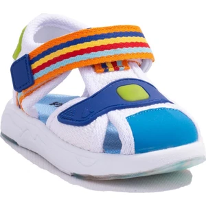 Flow Iı 332P24Y202CN Beyaz Mavi Ortopedik Günlük Erkek Çocuk Spor Sandalet