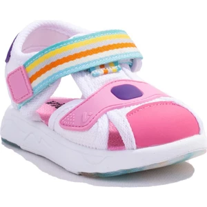 Flow Iı 332P24Y202CN Beyaz Pembe Ortopedik Günlük Kız Çocuk Spor Sandalet