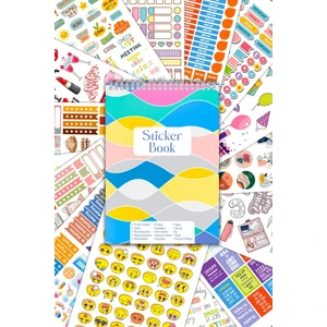 Sticker Defteri 900 Adet My Dıy - Planner ,ajanda, Günlük, Planlayıcı, Bullet Journal , Scrapbook