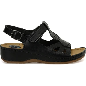 166375.Z4FX Siyah Kadın Comfort Sandalet
